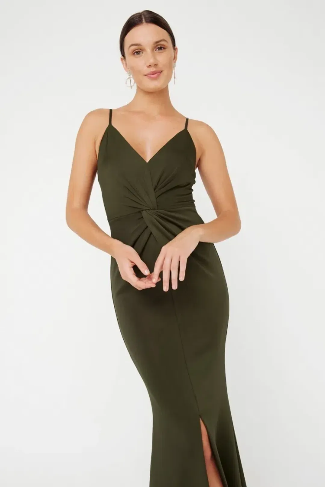 Sheike Gala Gown Green Size 14 for rent on The Volte - main image