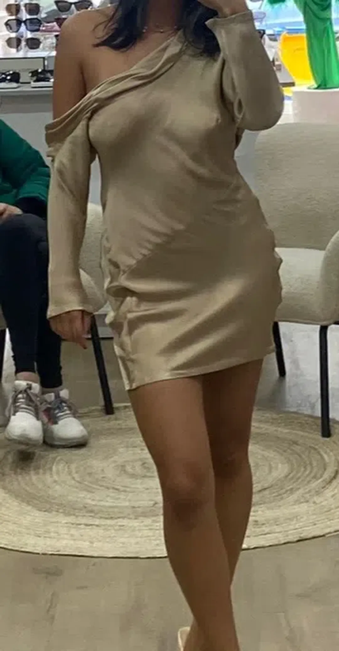 Pfeiffer Dulieu Dress Gold Size AU 6 for rent on The Volte - main image