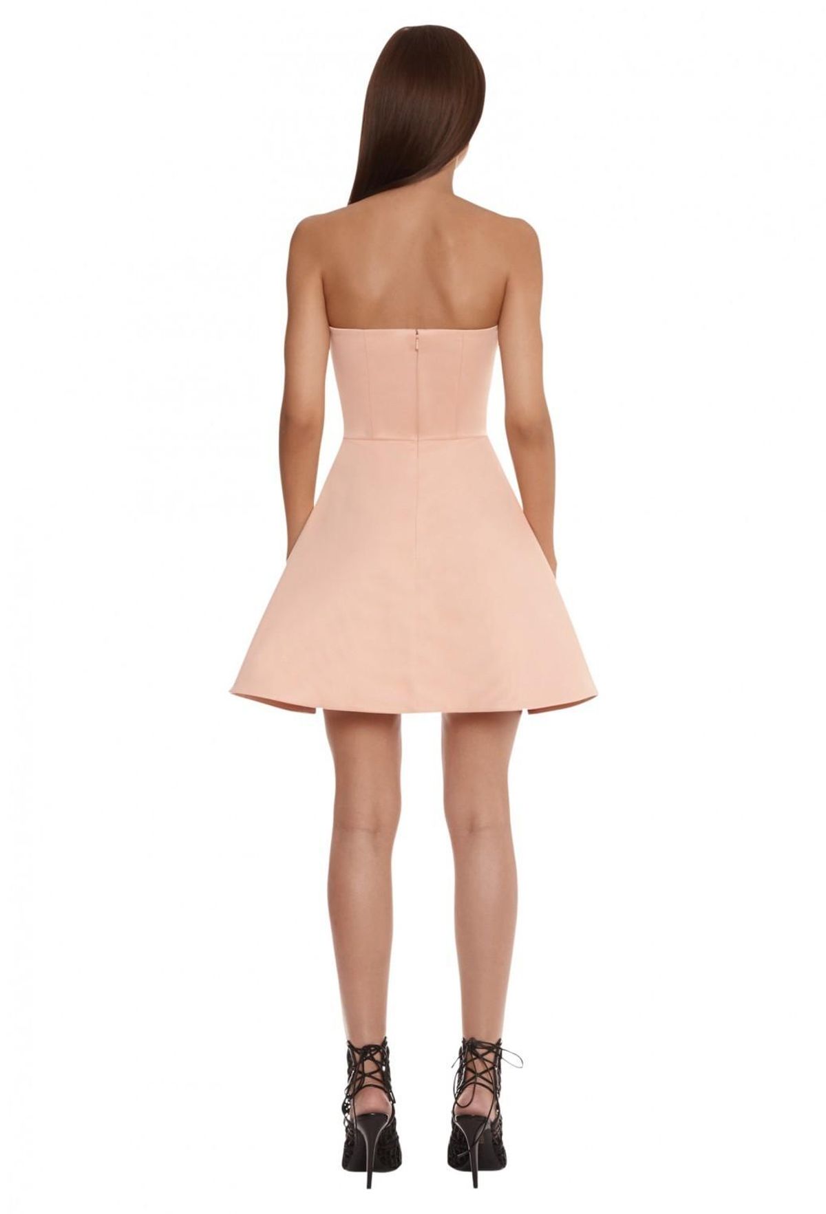 Athena Bandeau Strapless Mini Dress - Image 3