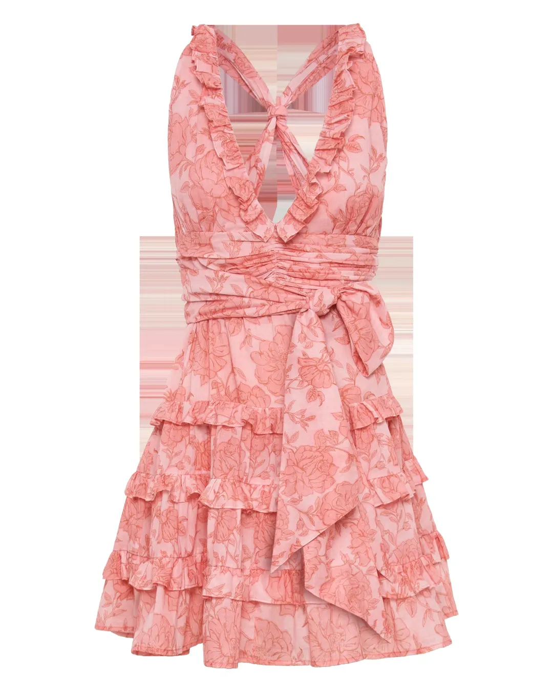 Kate Ford The Lucien Layered Sleeveless Dress in Eden Size 2 for rent on The Volte - main image