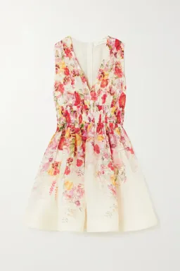 Zimmermann Wonderland V Neck Mini Dress Floral Size 0 / AU 8 for rent on The Volte - image 4
