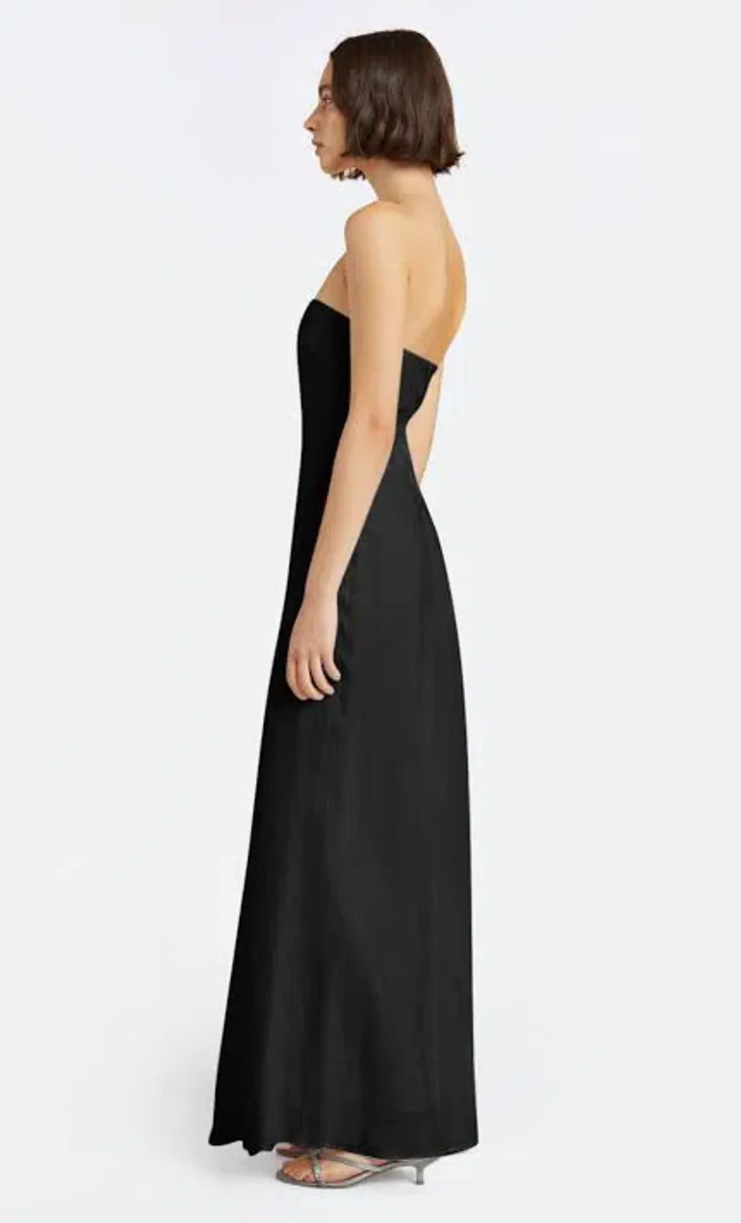 Bec and Bridge Cynthia Strapless Maxi Black size 8 for rent on The Volte - main image
