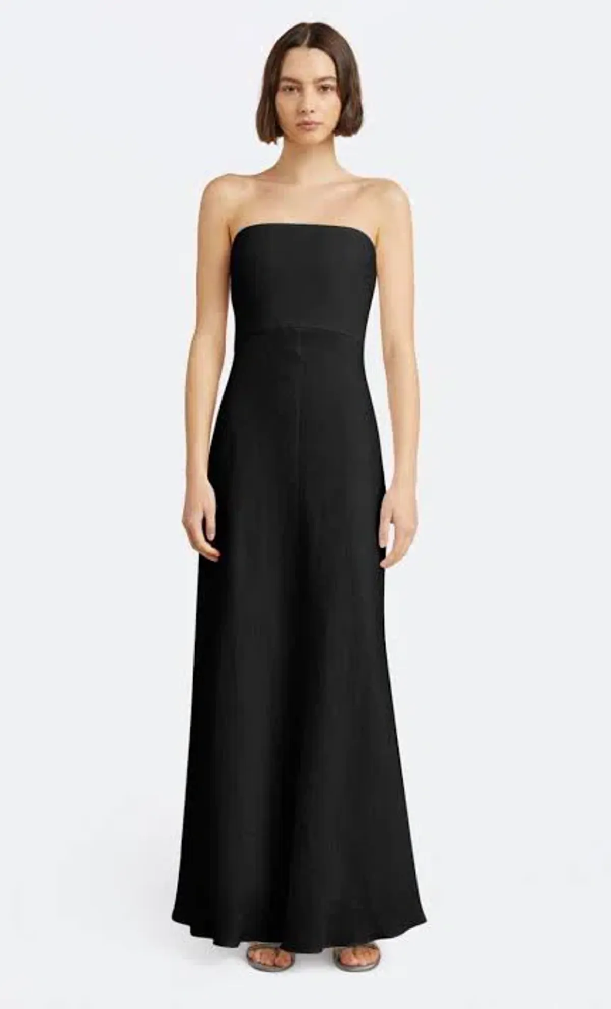 Bec and Bridge Cynthia Strapless Maxi Black size 8 for rent on The Volte - main image