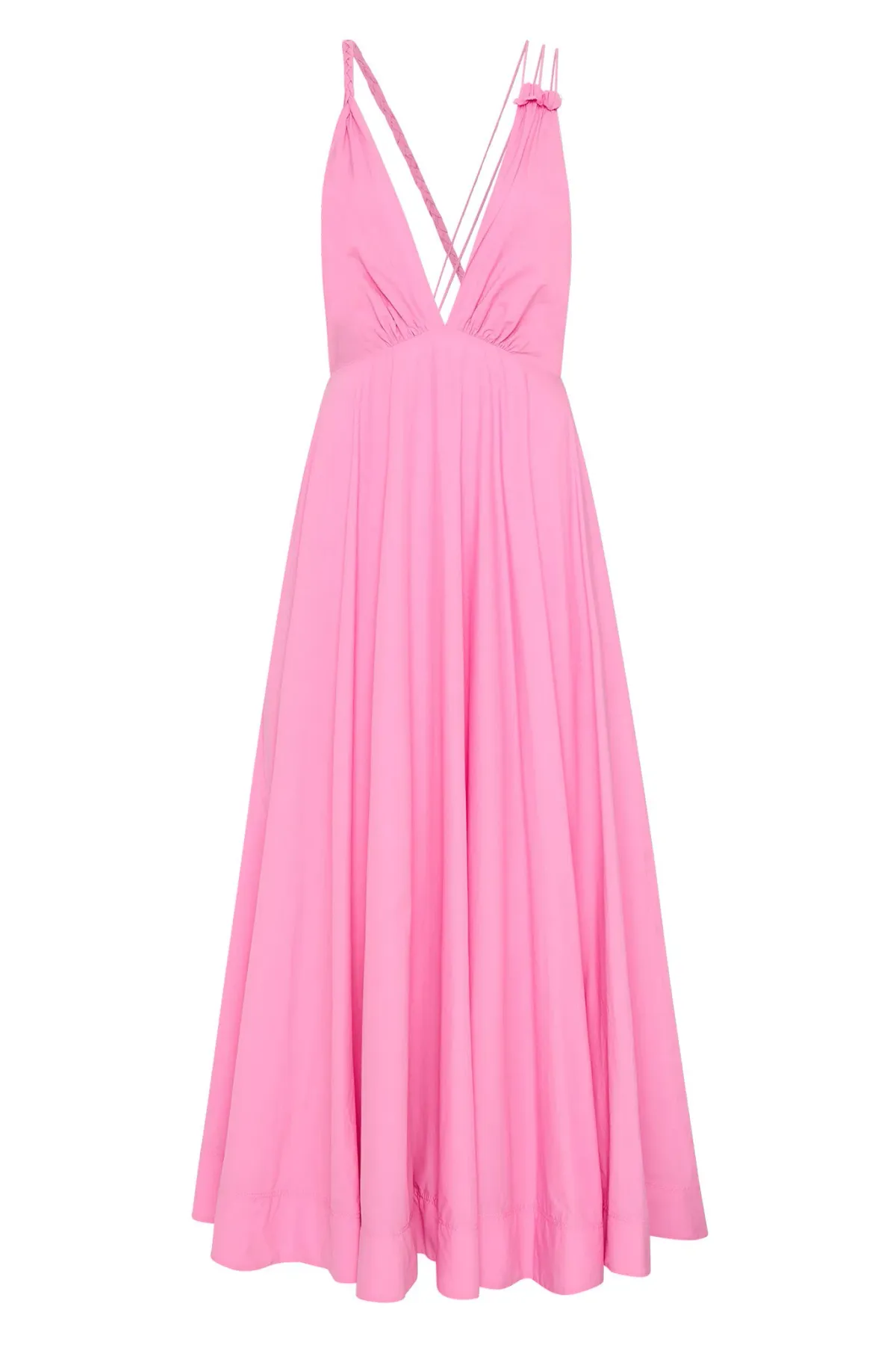 Aje Vellum Maxi Dress Cerise Pink Size 8 - Image 4