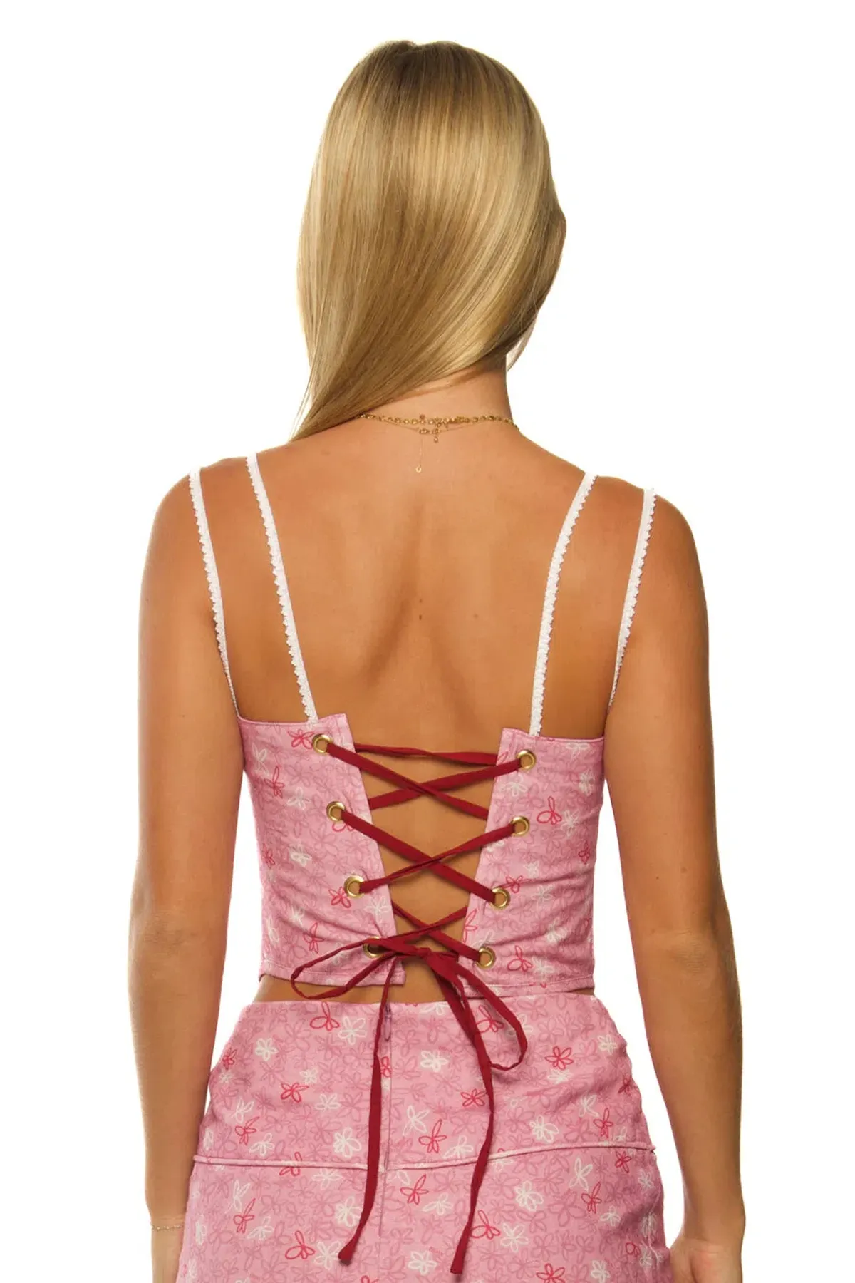 Eisha Corset Top Pink Size S/ Au 8 - Image 2