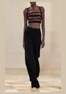 Monot Cutout Crop Top Black Size 4 for rent on The Volte - image 1