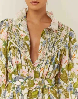 Palm Noosa Apollo Midi Dress in Jungle Pink Size 12 for rent on The Volte - image 2