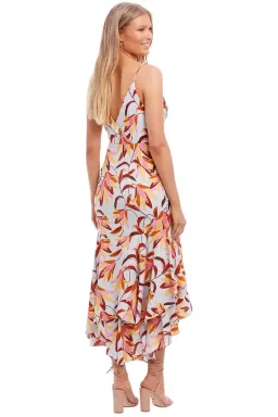 Acler Marlay Midi Dress Floral Size 8 for rent on The Volte - image 3