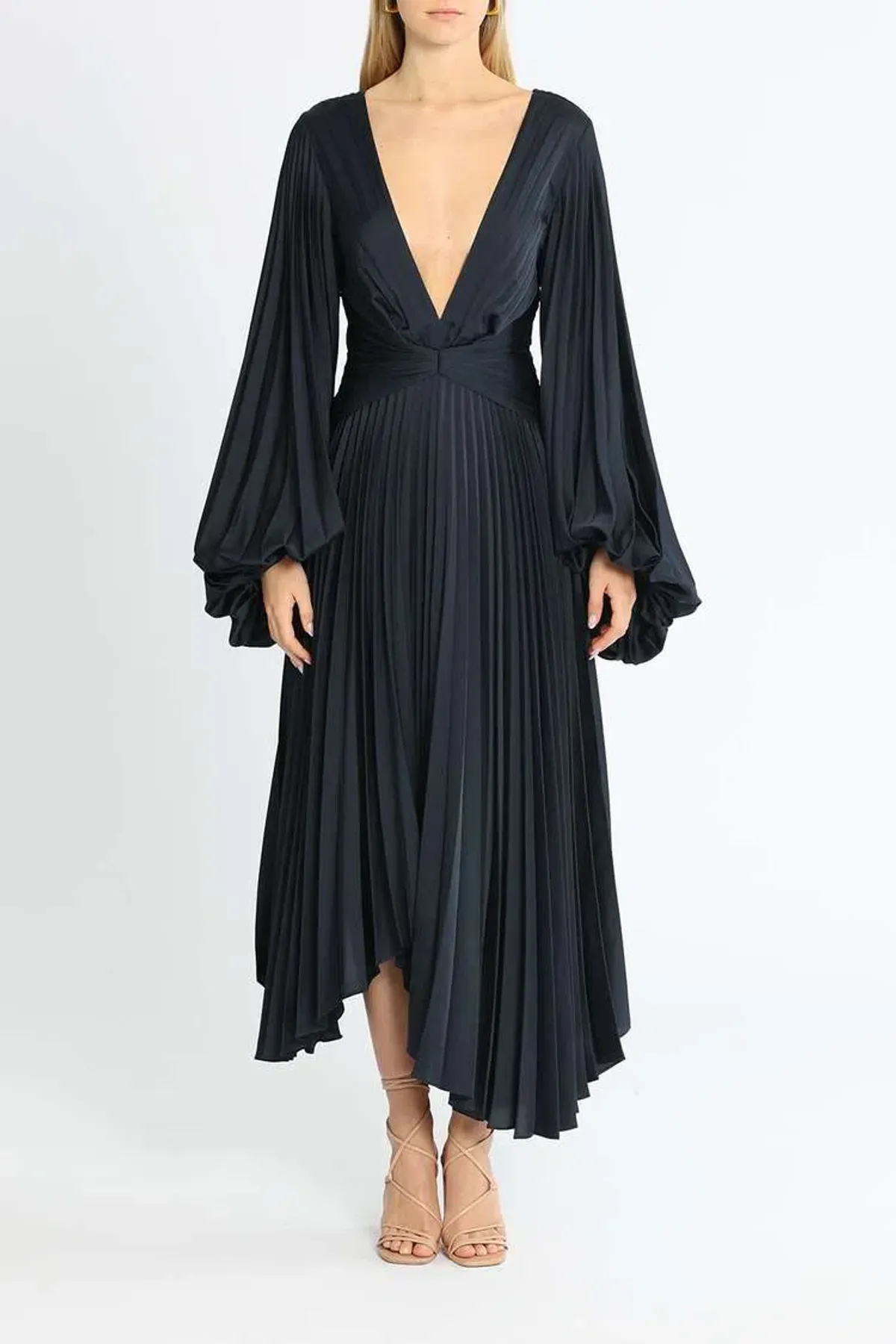 Acler Palms Dress Navy Size 8 - Image 1
