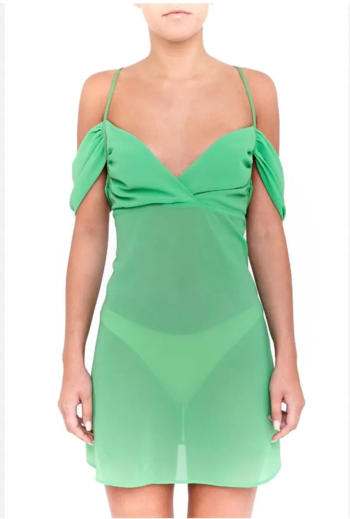 Bamba Swim Medusa Dress Green Size 8 - Image 1