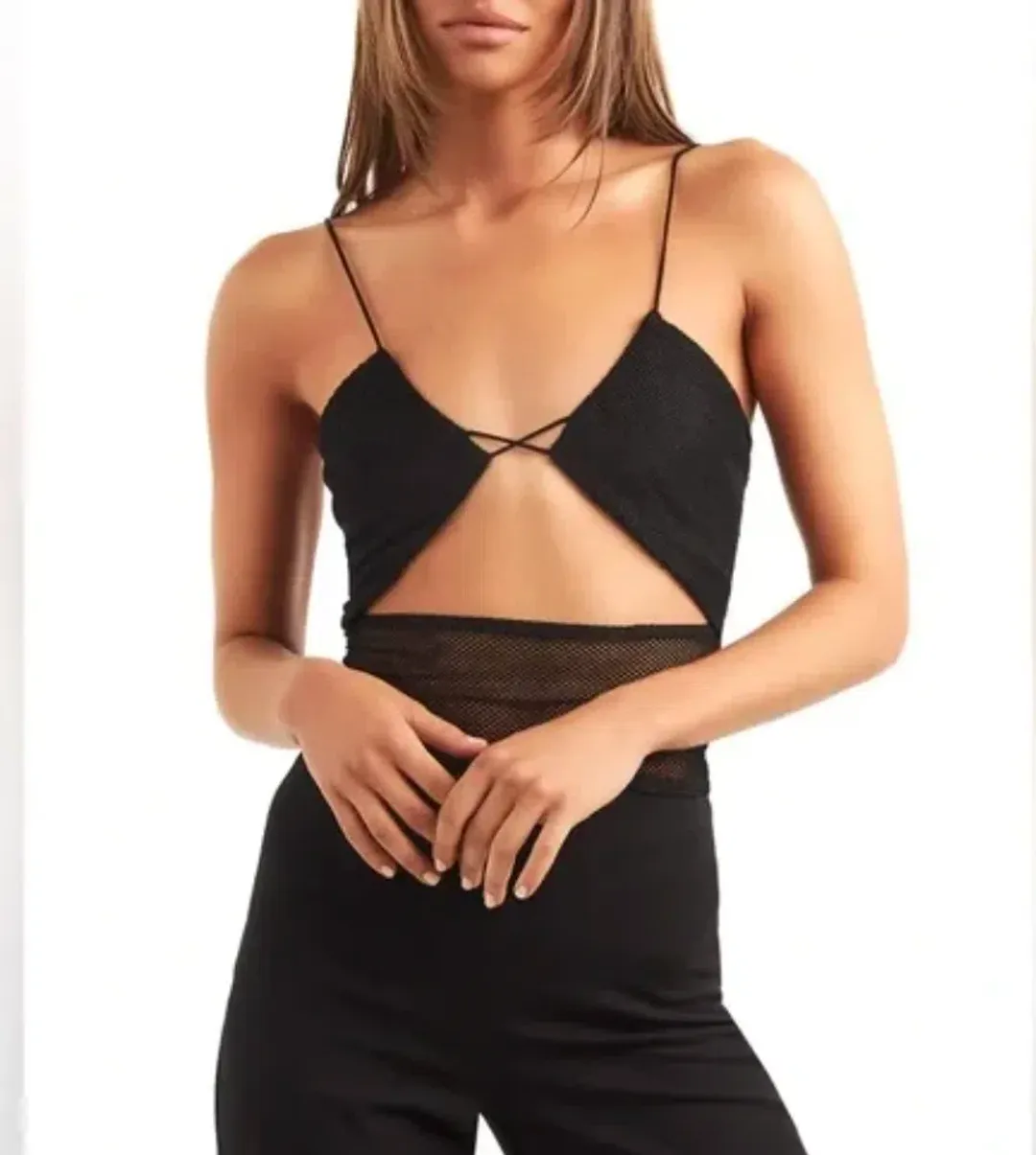 Nakedvice The Kenny Top Balck Size Xs/Au 6 for rent on The Volte - main image