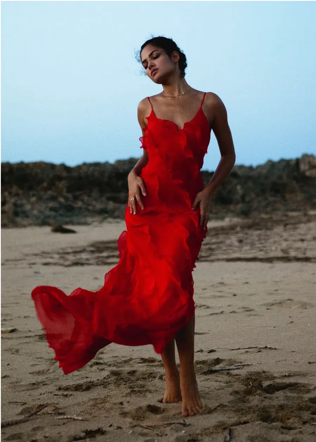 Rat & Boa Cecelia Dress Red Size Large /Au 12 for rent on The Volte - main image