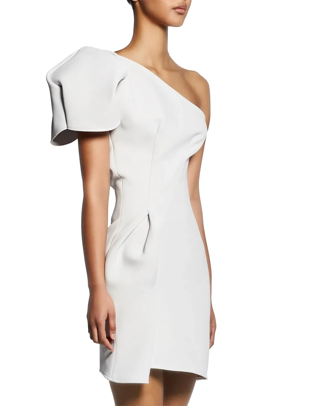 Maticevski Mimicry Grey Mini Dress Grey Size 10 for rent on The Volte - main image