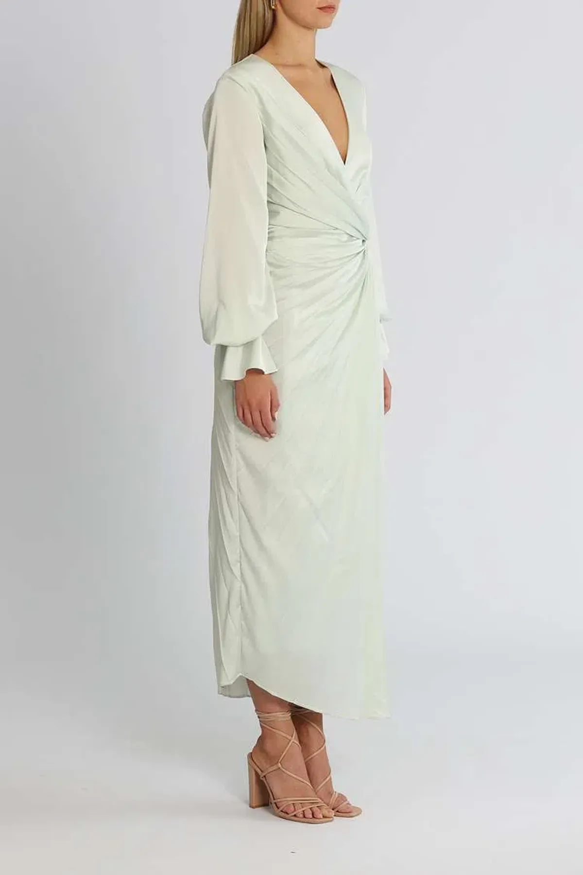 Acler Cresta Dress Apple Green Size 10 - Image 2