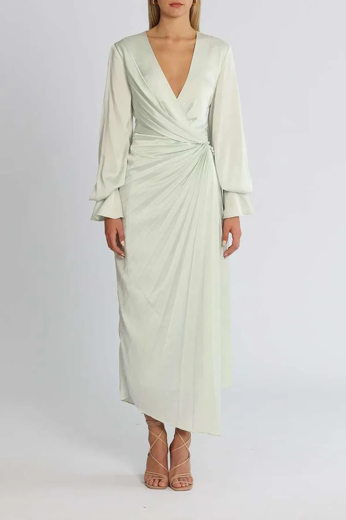 Acler Cresta Dress Apple Green Size 10 - Image 1