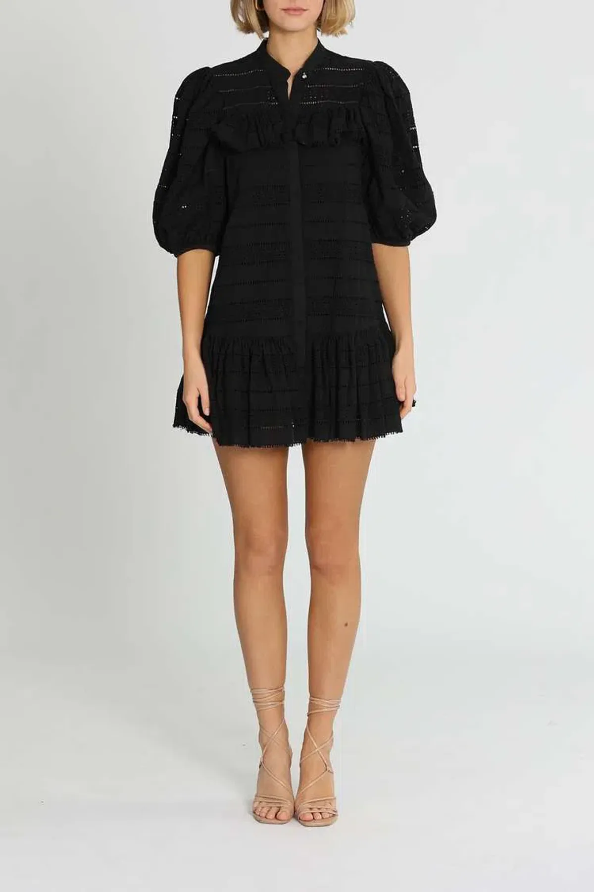 Acler Granville Dress Black Size 14 - Image 1