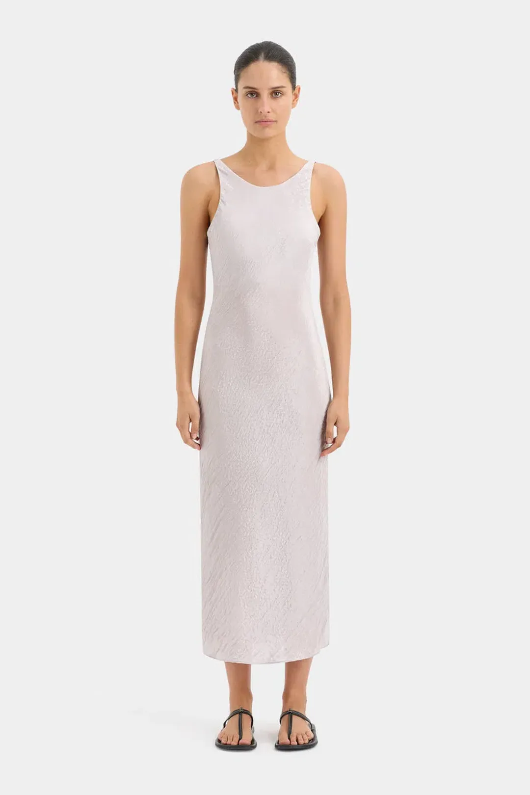 Sir the Label Ligera Bias Slip Dress Silver Size 1 / AU 8 for rent on The Volte - main image