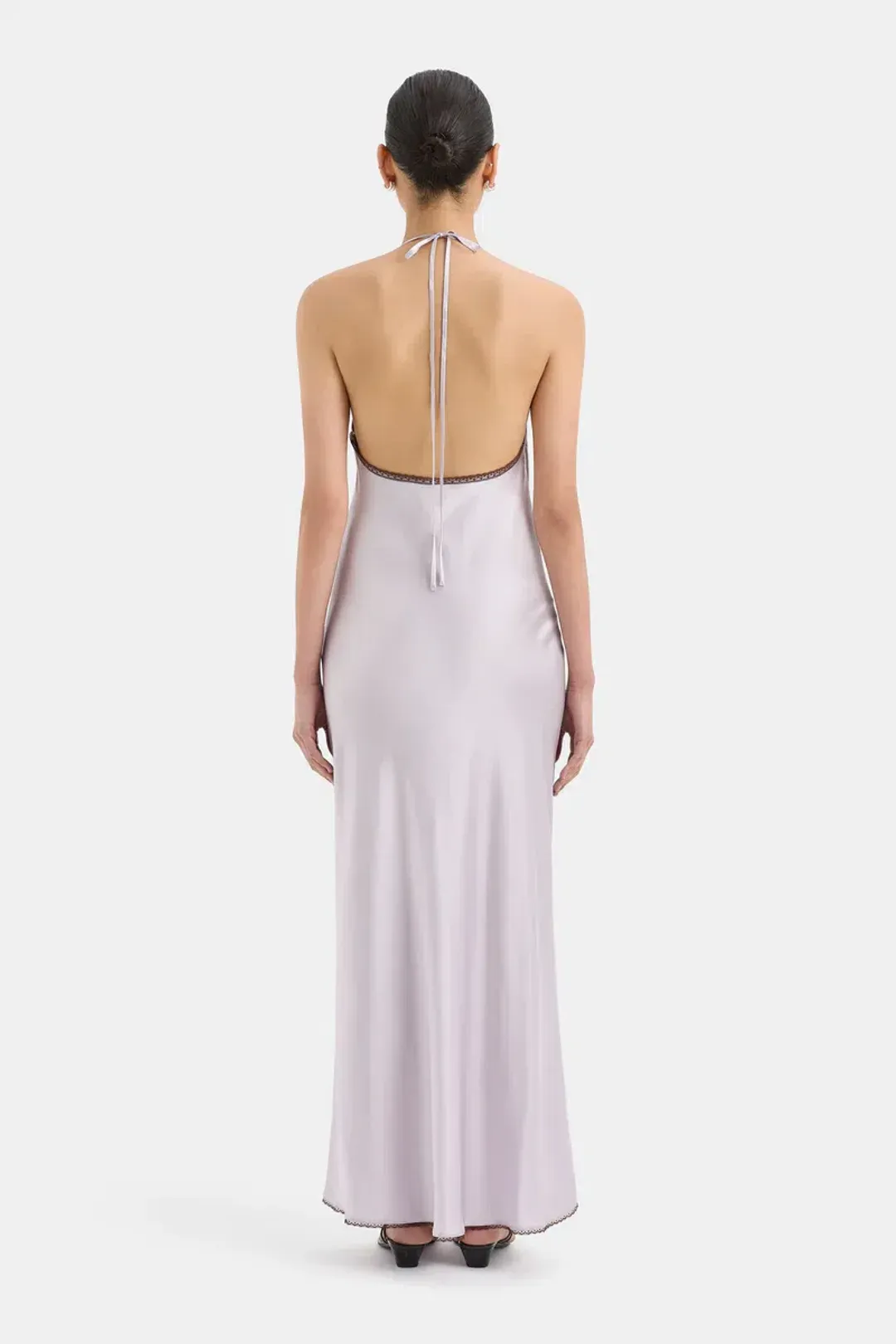 Sir the Label Aries Halter Dress Lilac Size 0/ AU 6 for rent on The Volte - main image