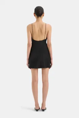 Sir the Label Aries Mini Slip Dress Black Size 1 /AU 8 for rent on The Volte - image 3