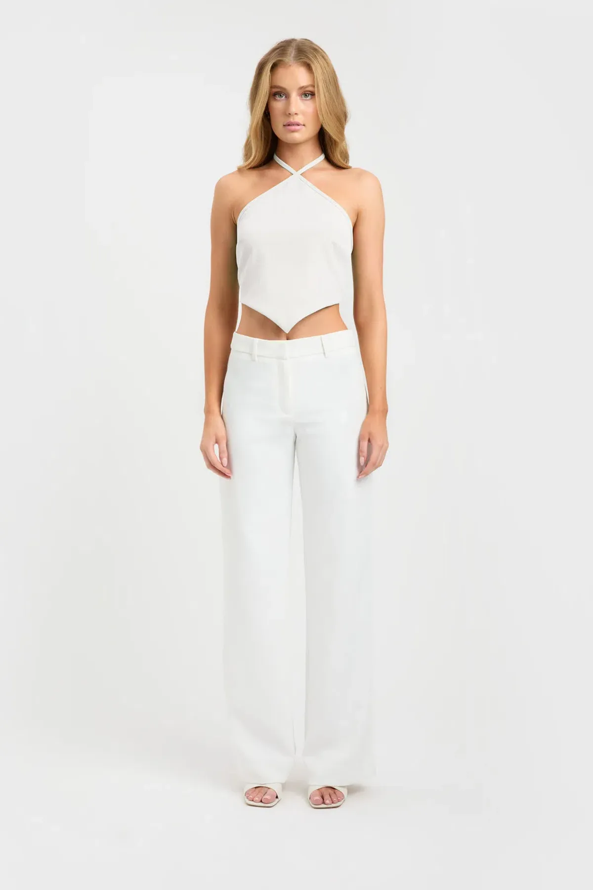Kookai Ariel Triangle Top White Size 6 - Image 1