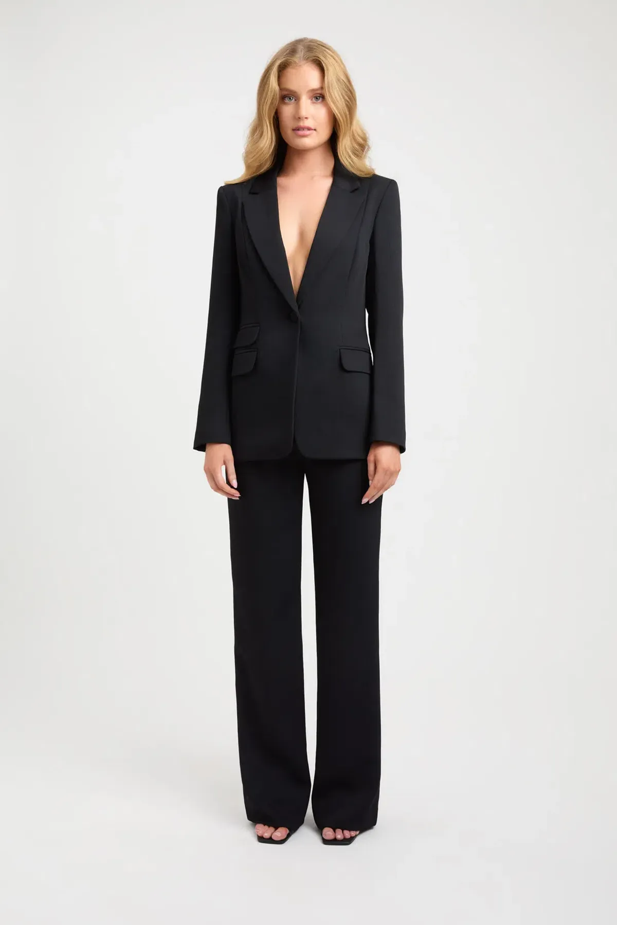 Kookai Oyster Pocket Blazer Black Size 8 - Image 1