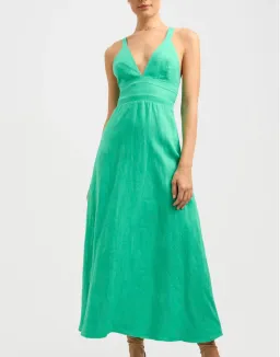 Kookai Tahiti Vee Dress Island Green Size 8 for rent on The Volte - image 2