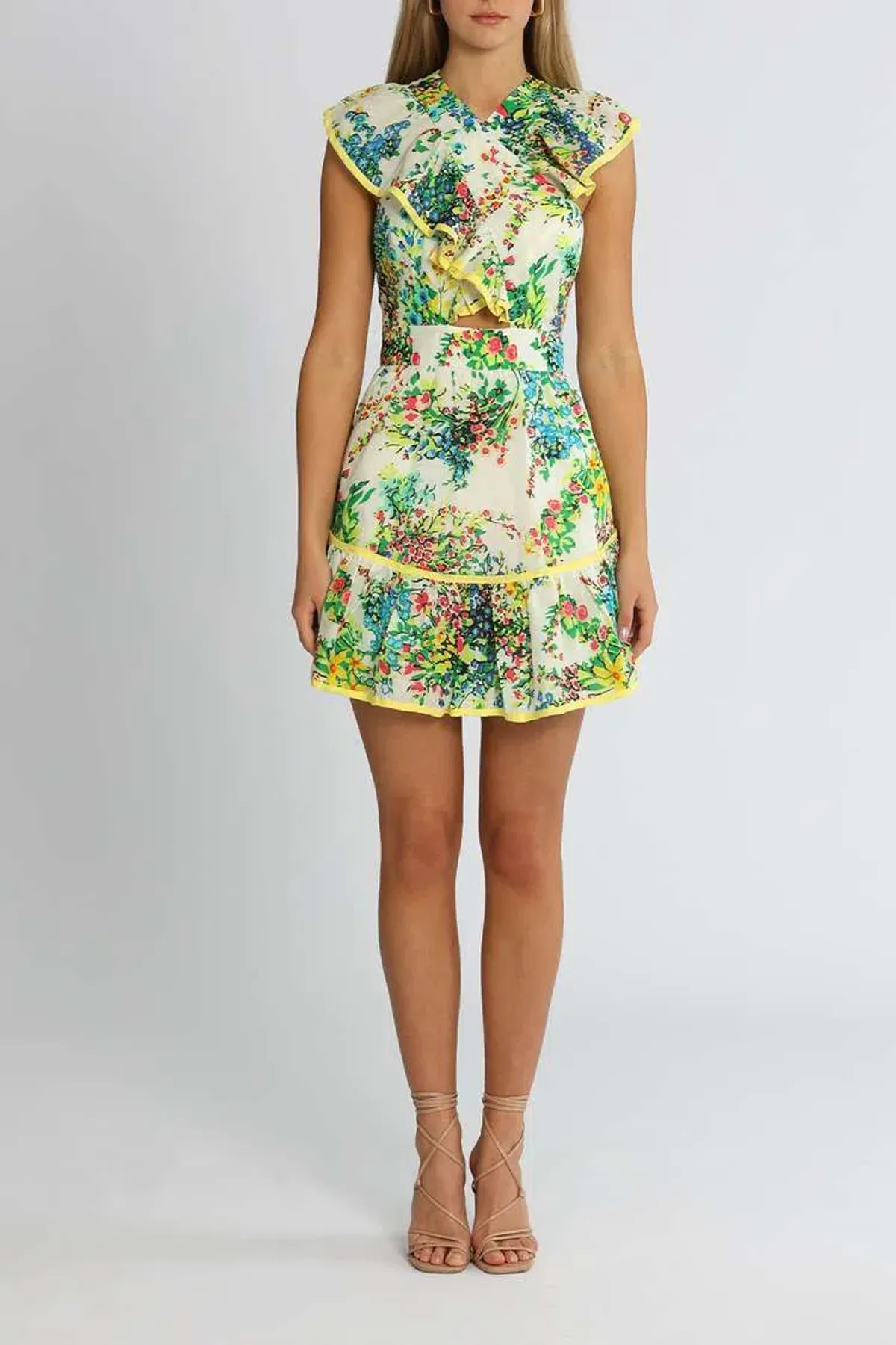 Alice McCall Living For You Mini Dress Floral Size 12 - Image 1