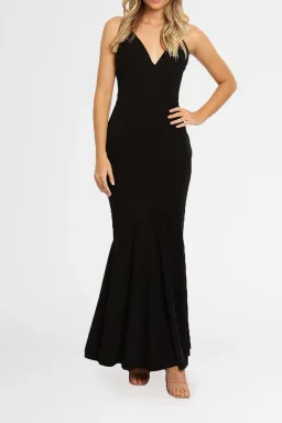 Alex Perry Yesenia Dress Black Size 6 for rent on The Volte - image 2