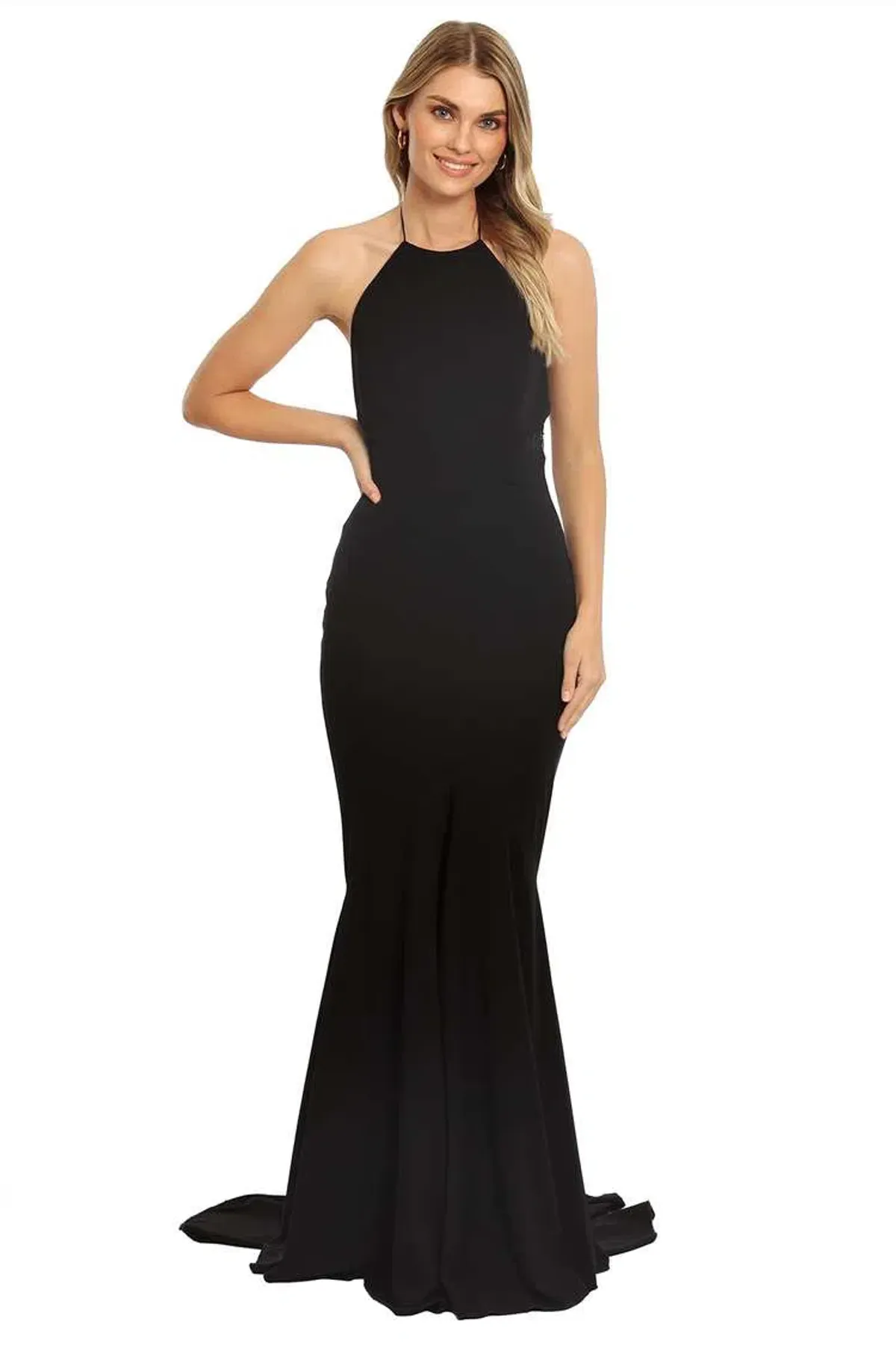Alex Perry Talise Gown Black Size 8 - Image 1