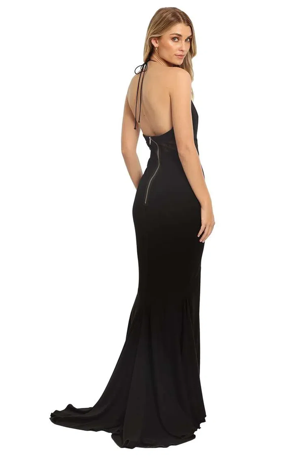 Alex Perry Talise Gown Black Size 8 - Image 3