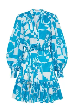 Rebecca Vallance Ibiza Mini Dress Print Size 10 for rent on The Volte - image 4