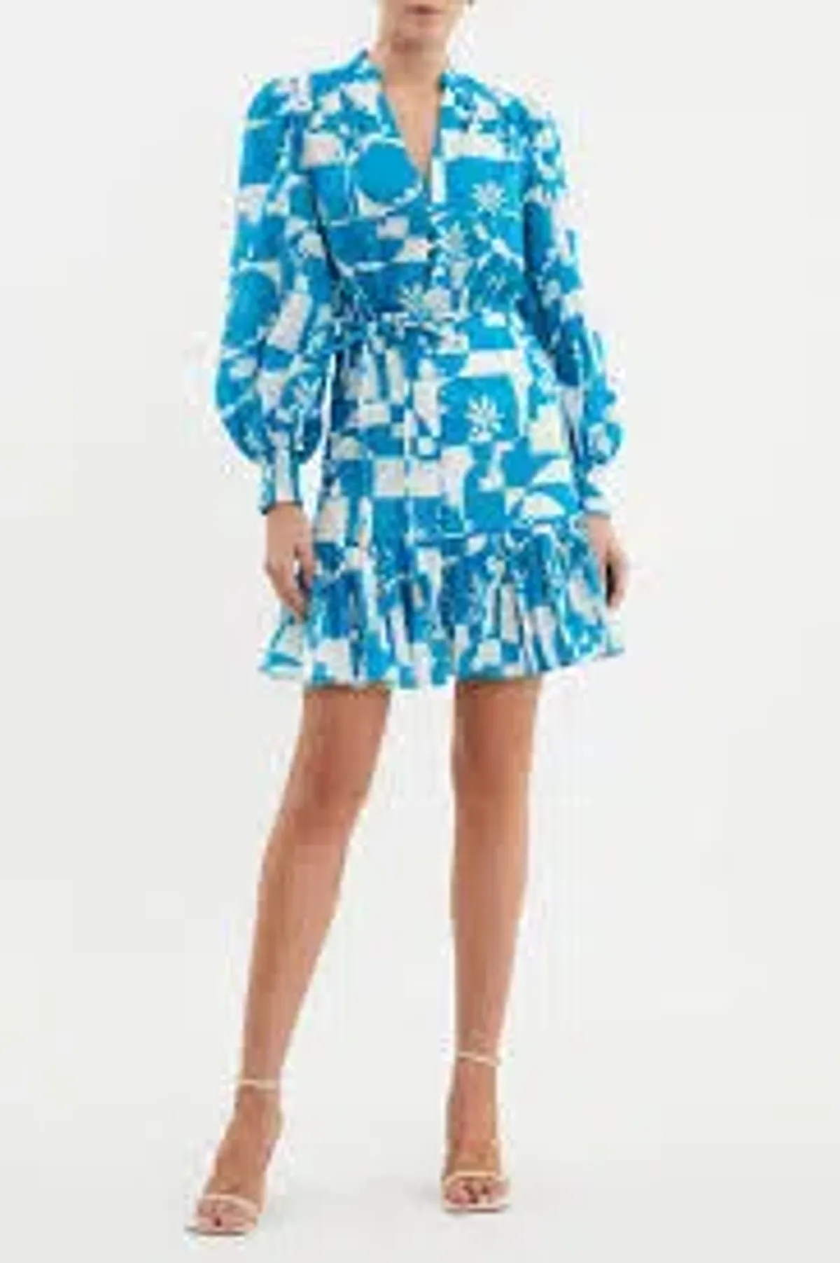 Rebecca Vallance Ibiza Mini Dress Print Size 10 - Image 2