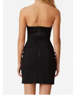 Bec & Bridge Shore Break Mini Dress Black Size AU 8 for rent on The Volte - image 4
