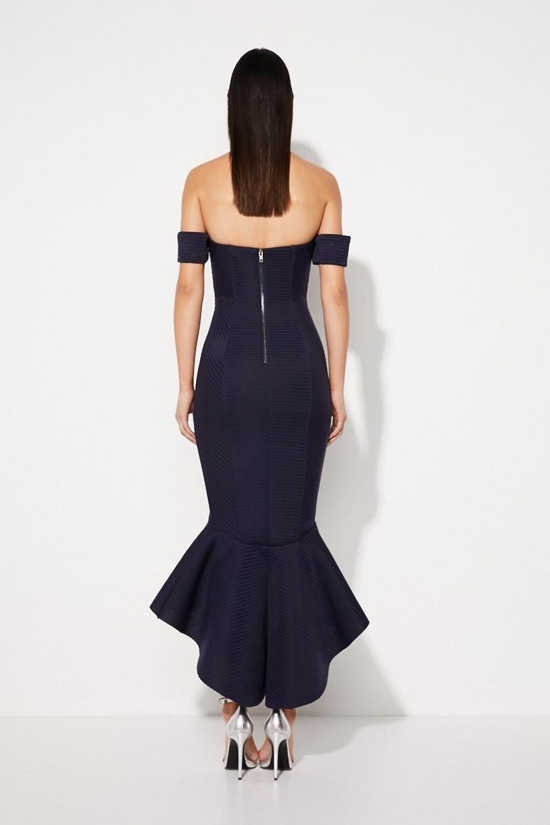 Mossman Lovers Rock Dress Navy for rent on The Volte - main image