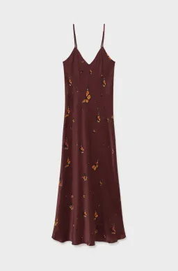 Silk Laundry 90s Slip Dress Print Size M for rent on The Volte - image 3