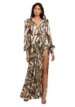 Bronx and Banco Patchwork Maxi Multi Print Size 10 for rent on The Volte - image 1