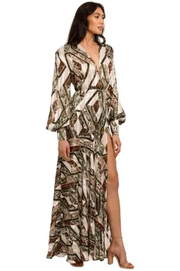 Bronx and Banco Patchwork Maxi Multi Print Size 10 for rent on The Volte - image 2