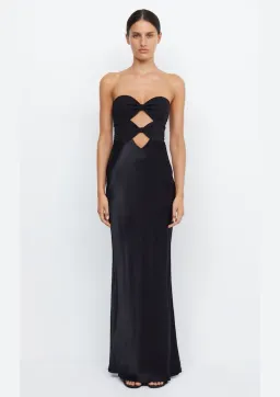 Bec & Bridge Halle Strapless Dress Black Size 10 for rent on The Volte - image 1