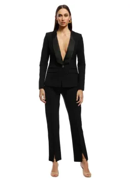 Bianca and Bridgett Milan Blazer and Pants Set Black Size 10 for rent on The Volte - image 1