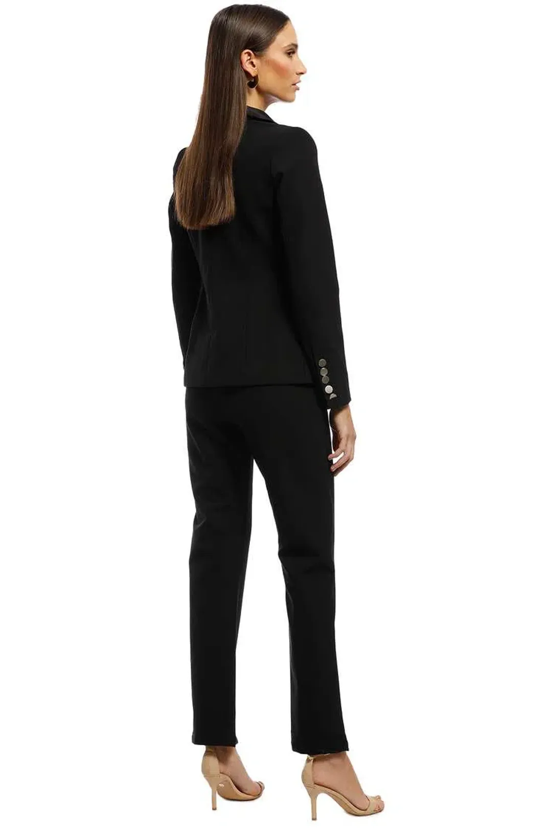 Bianca and Bridgett Milan Blazer and Pants Set Black Size 10 for rent on The Volte - main image