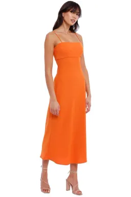 By Johnny Nicole Bias Dress Orange Size 8 for rent on The Volte - image 2