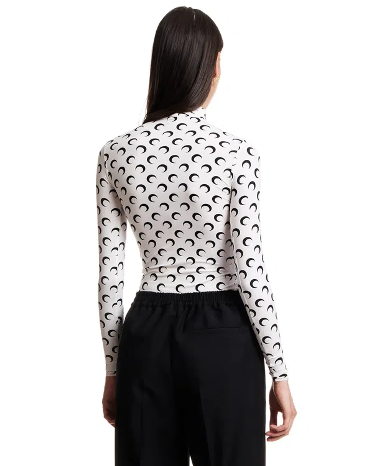 Marine Serre Crescent Moon Top Print Size M/AU 8 - Image 3