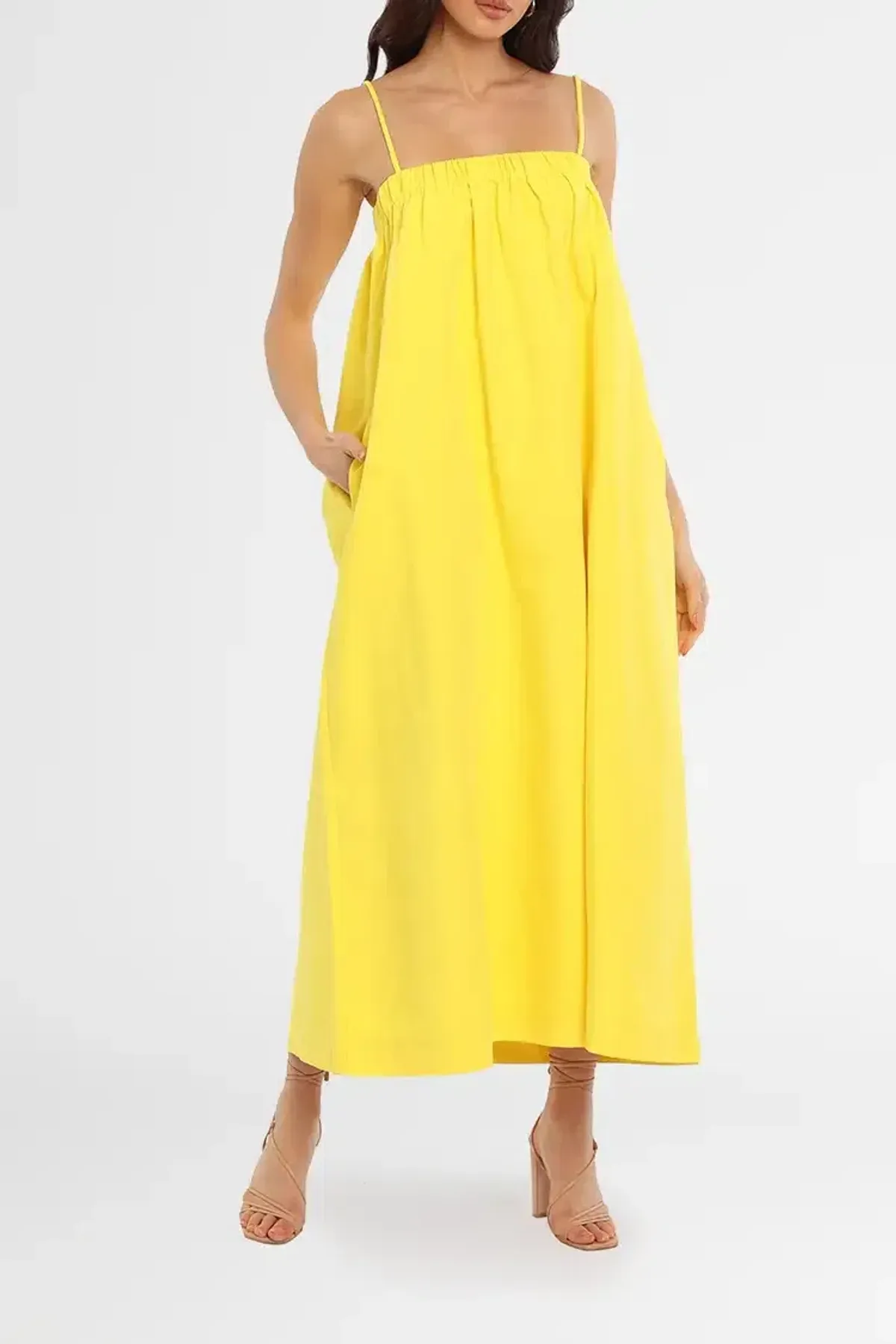 By Johnny Becca Maxi in Yellow Size 8 for rent on The Volte - main image
