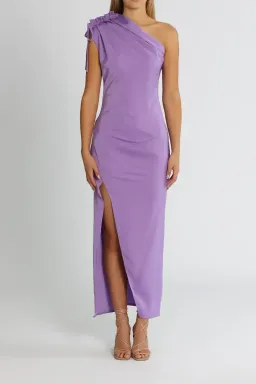 By Johnny Jasmine One Shoulder Dress in Purple Size 8 for rent on The Volte - image 1