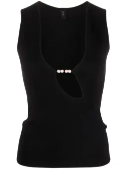 Sir The Label Kinetic Beaded Tank Black Size 6 for rent on The Volte - image 3