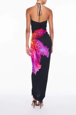 Rat & Boa Pascala Dress Black Floral Size 8 for rent on The Volte - image 2