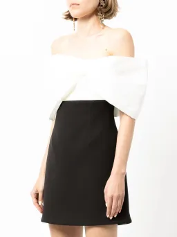 Rachel Gilbert Kace Mini Dress Black Size 12 for rent on The Volte - image 2