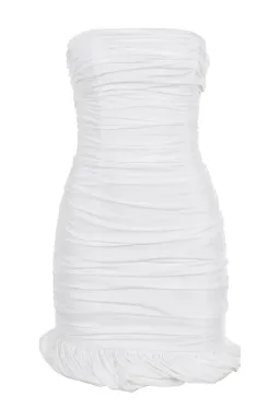 House of CB Rema Mini Dress White Size M Au 10 for rent on The Volte - image 5