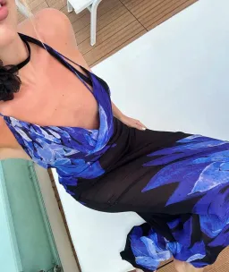 Rat & Boa Coralina Maxi Dress Blue Size M/Au 10 for rent on The Volte - image 2