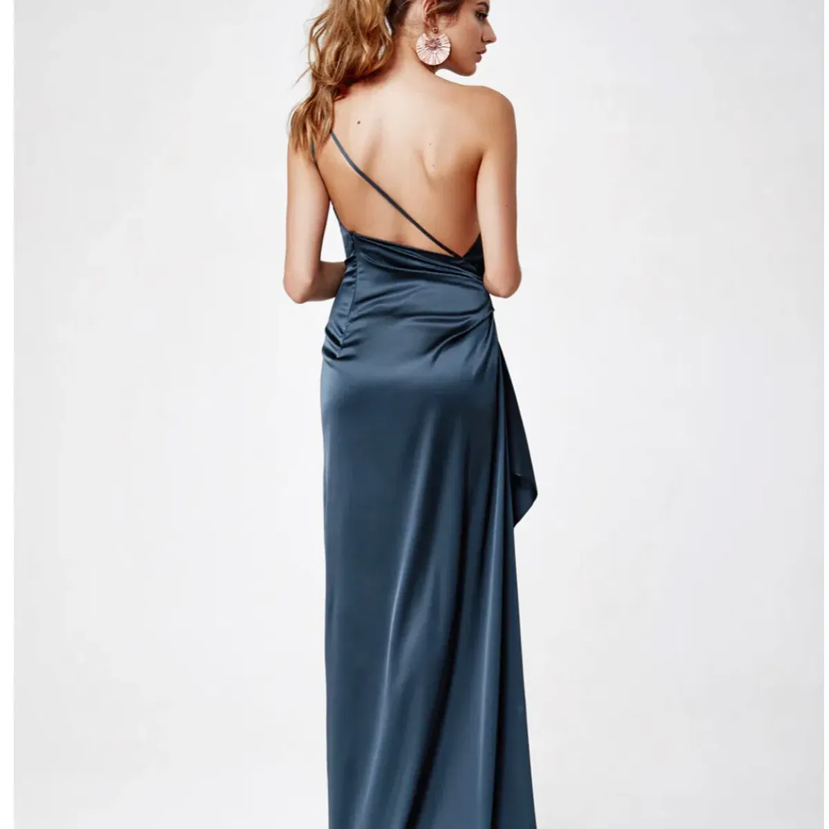 Lexi Samira Maxi Dress Orion Blue Size 8 - Image 3